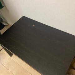 【IKEA】ローテーブル ブラックブラウン 90×55cm
