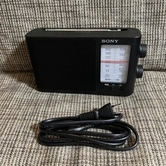 ICF 506 ポータブルラジオ　美品　sony 