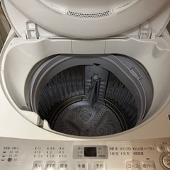 SHARP 洗濯機6.0キロ　2017年製あげます