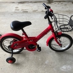 幼児用　14インチ補助輪付き自転車