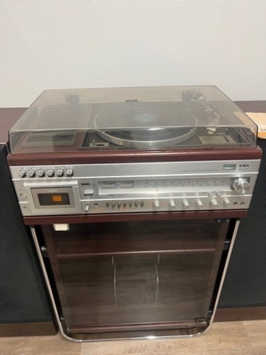 AIWA AF-4300昭和モジュラーステレオカセットミュージックシステム通電可