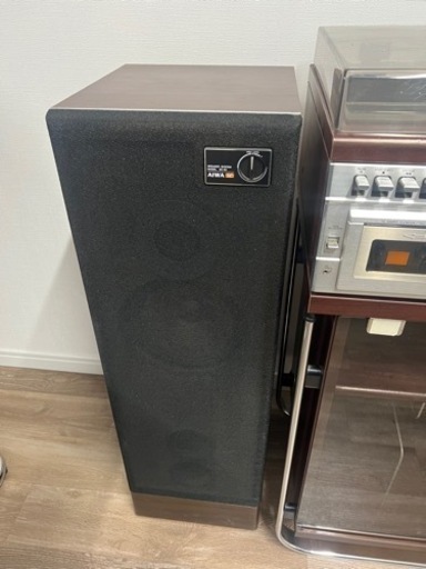 AIWA AF-4300昭和モジュラーステレオカセットミュージックシステム通電可