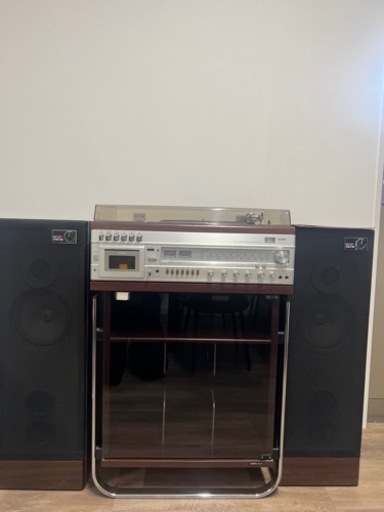 AIWA AF-4300昭和モジュラーステレオカセットミュージックシステム通電可