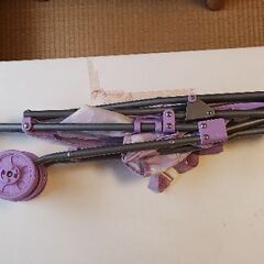 人形用ベビーカー薄紫　＋　おんぶ紐