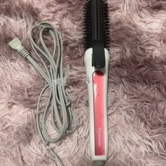 ブラシカールヘアアイロン🎀パナソニック【ほぼ未使用】