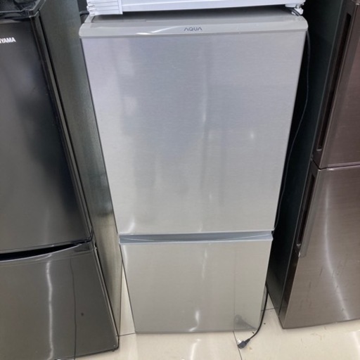 HJ412 【中古】冷凍冷蔵庫　AQUA AQR-13H(s) 二面　19年製