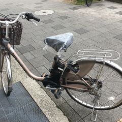 地域限定送料無料 パナソニック ビビ DX 8,9AH 新基準 子供乗せ ローズ