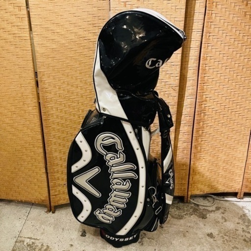 【売約済み】　キャロウェイ　Callaway ビッグバーサ　X2HOT Big Bertha キャディバッグ　ゴルフ　バッグ　エナメル　黒　ブラック