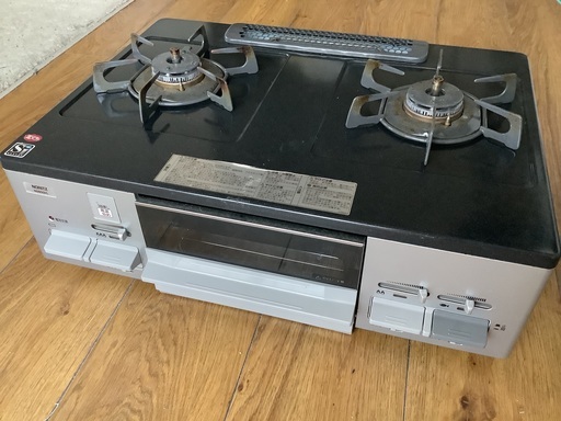 ★取引成立しました。 ガステーブルコンロ (2口•都市ガス用•中古•美品) お売り致します。