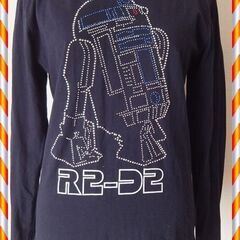 〇良品〇【starwars】R2-D2トップス　M　ネイビー