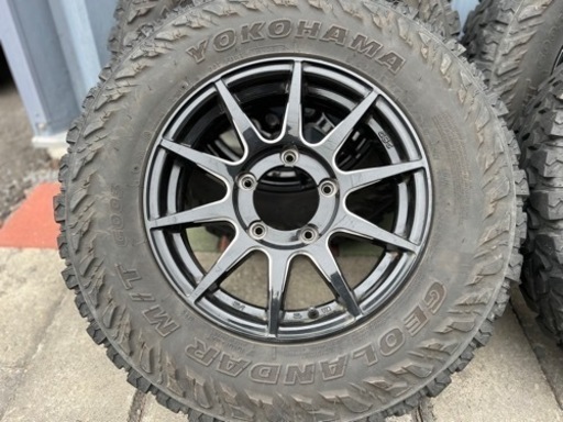 YOKOHAMA GEOLANDAR M/T G003 6.50R16 97/93Q タイヤホイールセット　jb23ジムニー