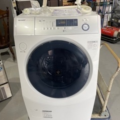2020年製 SHARP ドラム式洗濯乾燥機 ES-H10D-WL 左開き 斜型