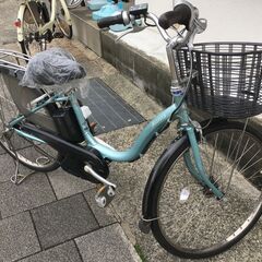 地域限定送料無料　ブリヂストン　アシスタ　ロイヤル　子供乗せ　8,9AH　水色　ナチュラ　スーパー　ビビ　神戸市　電動自転車 地域限定送料無料 ブリヂストン アシスタ ロイヤル 新基準 子供乗せ 12