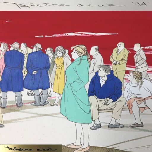 ut10/78　浅井昭　人物画　油彩　約F12号　サイン有　額　浅井　昭　AKIRA ASAI　額装　アート　壁掛け　肉筆保証