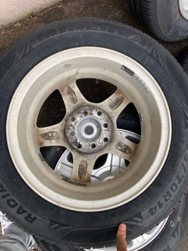 タイヤ、ホイール 165/70R144本セット夏タイヤ新品バランス済