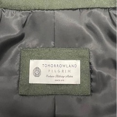 【美品・値下げ可】TOMORROWLAND  トゥモローランド  コート グリーン