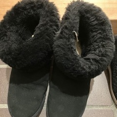 【美品、正規品】 UGG ブーツ 黒 純正インソール 27cm