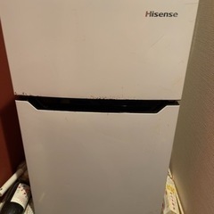 Hisense 2ドア冷蔵庫