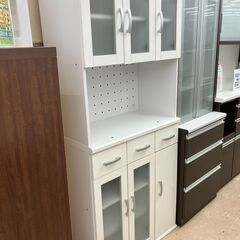 S118 河口家具 キッチンボード、食器棚、幅123cm 高さ196cm