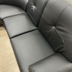 コーナーソファー❕　美品❕　4Pコーナーソファー❕　ゲート付き軽トラ”無料貸出❕購入後取り置きにも対応 ❕R3207