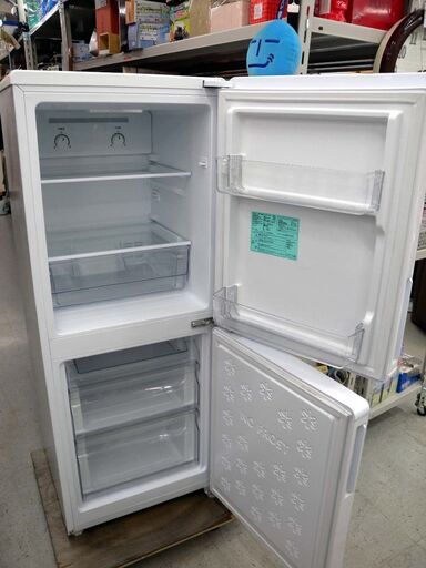 商談中！【恵庭】ハイアール　2ドア冷蔵庫　JR-NF148A　17年製　冷凍庫引き出しタイプ