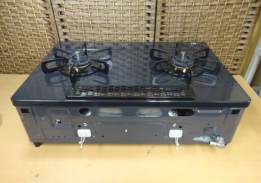 パロマ LPガステーブル 2015年製 左強火 IC-N900B-L 片面焼き水無し