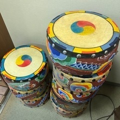 韓国太鼓 ソフトケース付き 直径38cm 打楽器 和太鼓 ヨンゴ...