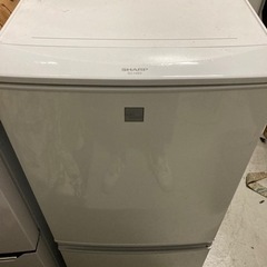 2018年製シャープ137L冷凍冷蔵庫