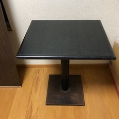 ※決まりました【0円】テーブル　黒　喫茶店風