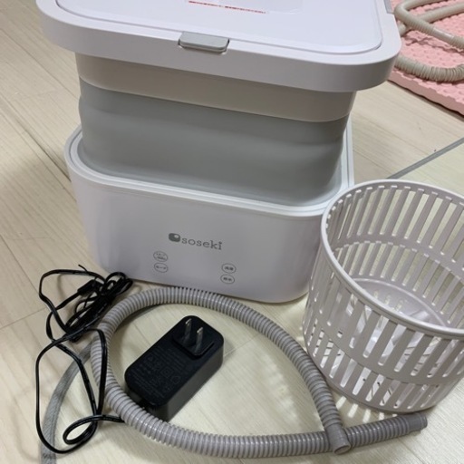 【お取引中】ミニ洗濯機！折りたたみ可能