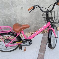 子供用自転車18インチ ピンク