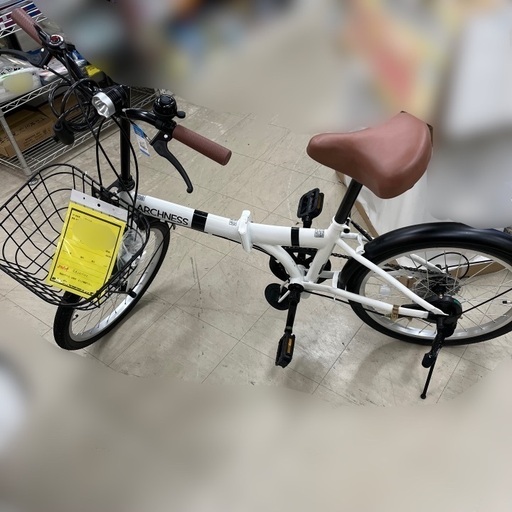 美品　G.M.C. シルバー折りたたみ自転車 美品！ 折りたたみ自転車 美品 G.M.C. シルバー折りたたみ自転車 美品