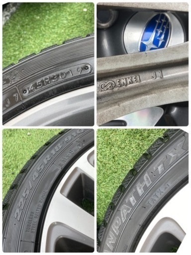 スバル純正 レヴォーグ 225/45R18 PCD114.3 インプレッサ流用(B2884)