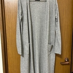 ロングカーディガン　グレー　Mサイズ