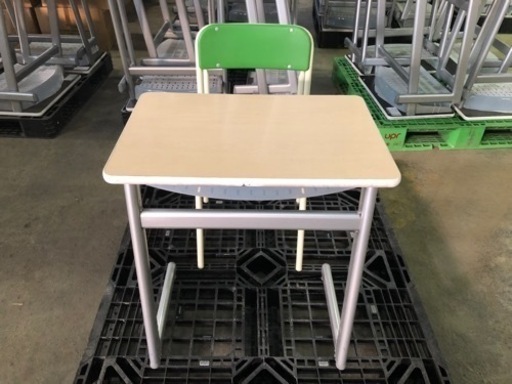 HOUTOKU ・学習机(AG-60NPD)/椅子(GNK254) グリーン ・20セット
