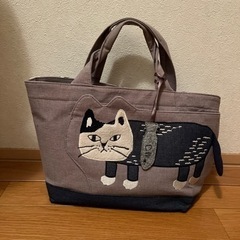 猫ちゃんの布バッグ