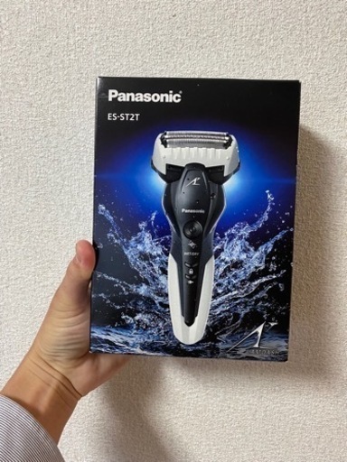 Panasonic Amazon価格8260円ラムダッシュ メンズシェーバー 3枚刃 お風呂剃り可 白 ES-ST2T-W