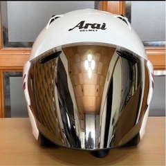 お取引き終了^ ^美品　オリジナルピンスト付き♡アライヘルメット