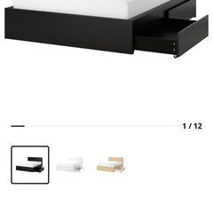 【ネット決済】IKEA ベッド【定価9万円→8千円】クイーンサイ...