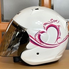 お取引き終了^ ^美品　オリジナルピンスト付き♡アライヘルメット