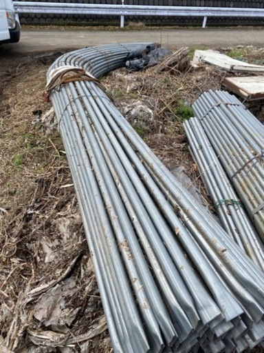 急募】ビニールハウス アーチパイプ パイプ径42.7mm+関連部品