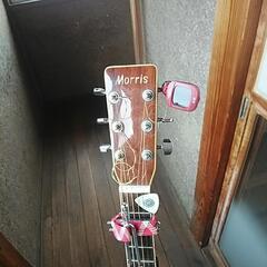 ギターはMOrris 傷汚れあり               
