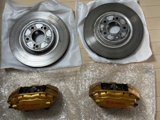 BNR34ブレンボ フロントキャリパー DIXCEL パッド&ローター左右セット