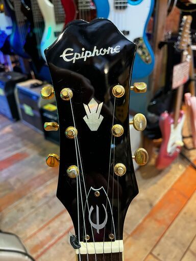 ④ 函館・北斗市近郊 直接取引限定 Epiphone Riviera Custom P-93 WR エピフォン リヴィエラ カスタム ワインレッド セミアコ