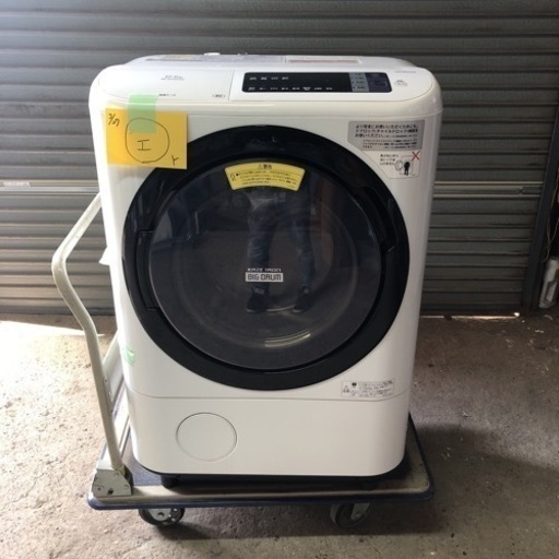 HITACHI BD-NX120AE4 日立ドラム式洗濯乾燥機 ドラム式洗濯乾燥機 洗濯乾燥機 洗濯機 2017年製 洗濯12kg 乾燥6kgビッグドラム