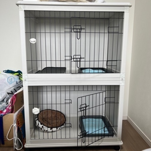 犬用ケージ・サークル 2階建わんにゃんルーム