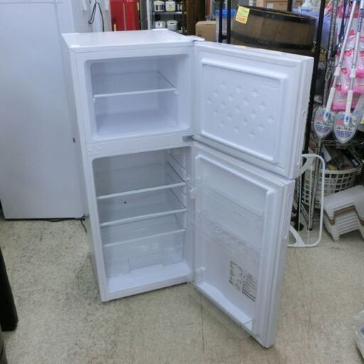 冷蔵庫 118L 2021年製 マクスゼン JR118ML01WH 2ドア ホワイト 小型