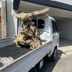 鷹の置物（木製）