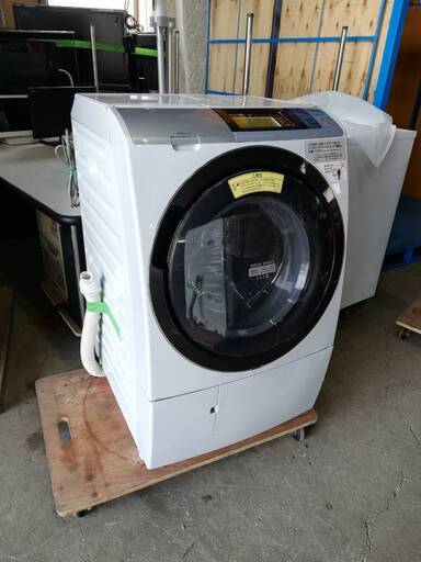 【23032701】電気洗濯乾燥機　ドラム式　日立　BD-ST9800R　2016年製　洗濯容量78L　乾燥容量53L【引取限定】