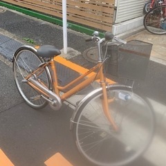 オレンジ自転車